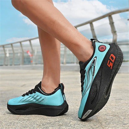 New Sports Shoes for Men&Women, Running Sneakers, Carbon Plate, Male Marathon Racing, Shock-absorbing, Athletics Training Shoes