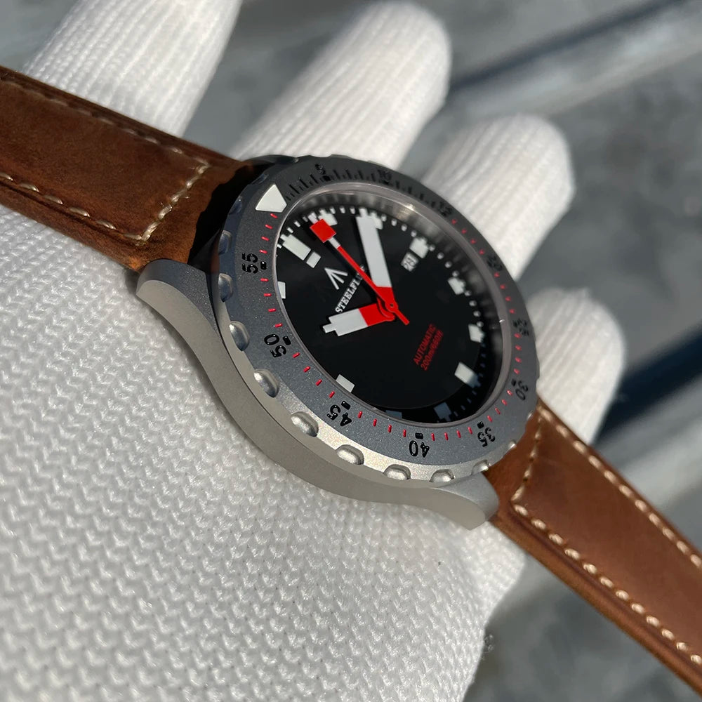 STEELFLIER Official SF752 Fashion Mechanical Wristwatch NH35 Movement Super BGW9 Luminous 20Bar Waterproof Luxury Dive Watches