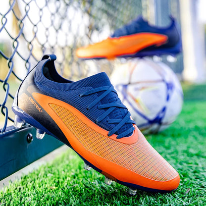 New Men Football Boots Sport Adult Long Spikes Soccer Shoes Training Outdoor Cleats Breathable Non Slip Boys Match Comfortable