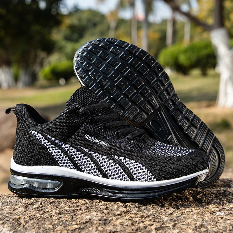 New Summer Rebound Womens Sports Shoes Lightweight Shock-absorbing Running Shoes Marathons Foot Protection Balance Walking Shoes