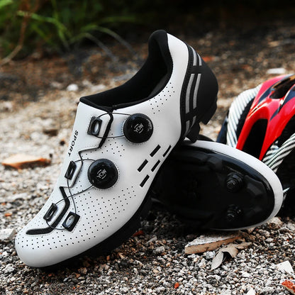High-Quality Cycling Shoes Men's SPD Self-Locking Racing Bicycle Sports Shoes Women's MTB Mountain Non-Slip Cycling Shoes 36-47