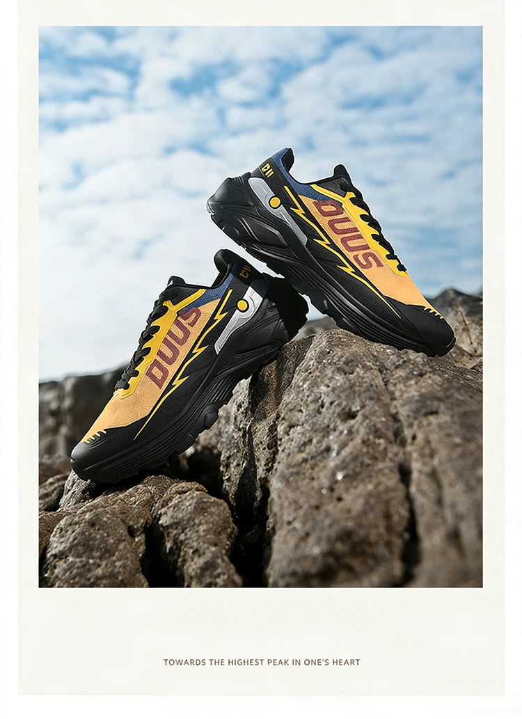 Men's Off-Road Running Shoes Spring and Summer Outdoor Power Grip Sports Shoes Breathable Trail Running Shoes for Women