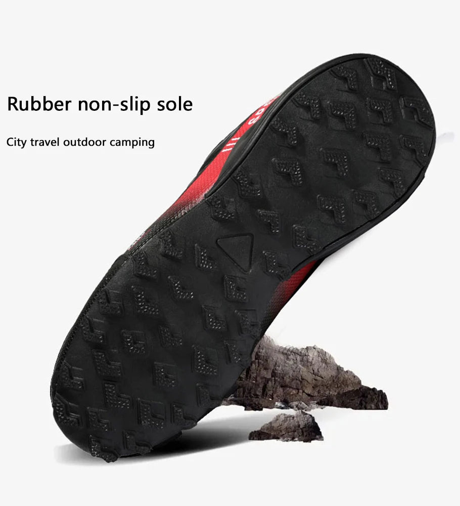 Hiking Shoes Men's Outdoor Rubber-Soled Non-Slip Tactical Training Shoes Lightweight Comfortable Hiking Travel Sports Shoes Men