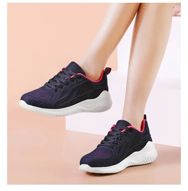 Women's Running Shoes Breathable Casual Lightweight Gym Outdoor Sport Comfortable Sneakers