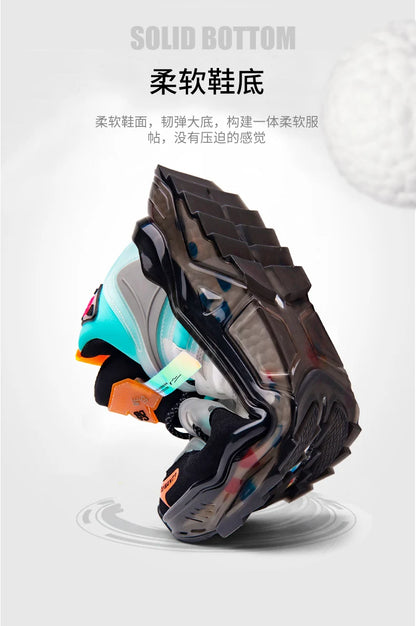 Luxury Men's Sneakers Casual Breathable Trainer Race Fashion Loafers Running Shoes for Male Tenis