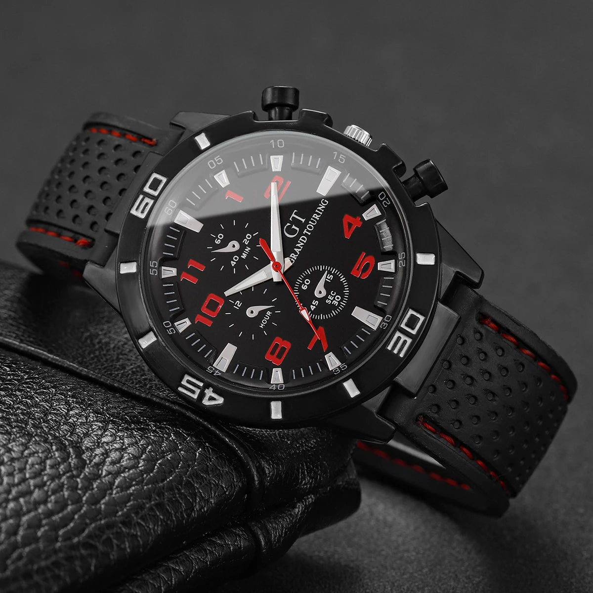 Men Sports Watches Casual Silicone Band Men's Quartz Watch Clock Reloj Hombre（Without Box）