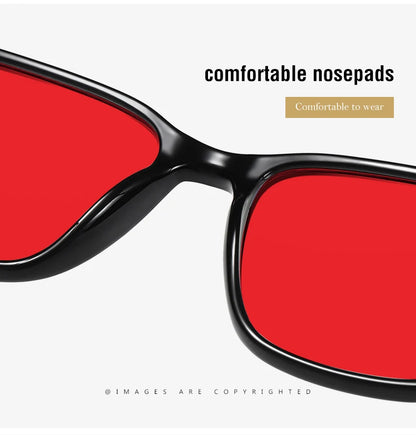 Men Sleep Blue Light Blocking Glasses Women Anti Radiation Computer Eyewear UV500 PC Red Lenses TR90 Square Eyeglasses Frames