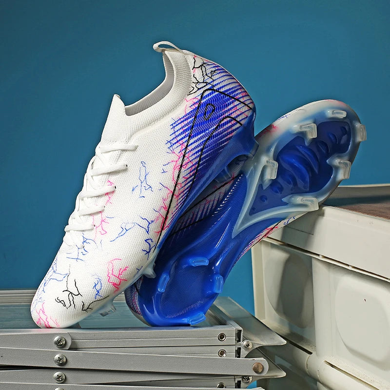 New Men's Football Boots Wholesale Cleats Non-Slip Sneakers Training Soccer Shoes Top Quality FG Drop Shipping Unisex Adult