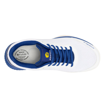 FitVille Pofessional Tennis Shoes for Mens  Soprt Shoes Training Sneakers Anti-Slip Sweat Absorbent Swollen Feet Arch Support
