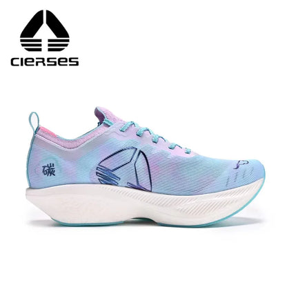 CIERSES Carbon fiber plate Marathon Running Racing Shoes  Men Professional Stable Support Shock-relief Rebbound Training shoes