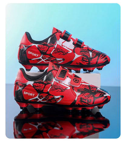 Soccer Cleats for Men Women Breathable Lightweight Anti Slip Firm Ground for Outdoor Football Training Match Sports