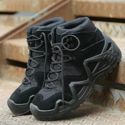 Lynjacye – zielone buty bojowe o średniej wysokości dla mężczyzn i kobiet, rozmiary 39–46, buty outdoorowe, treningowe, turystyczne, pustynne, do wspinaczki, Bota Masculina