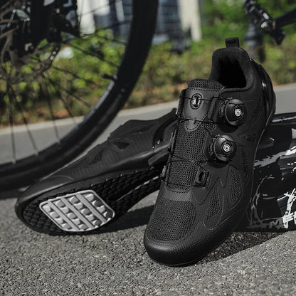 Scarpe da mountain bike non bloccanti da uomo senza tacchette, scarpe da ciclismo su strada RB Speed senza tacchetta, sneaker MTB da donna per pedali flat