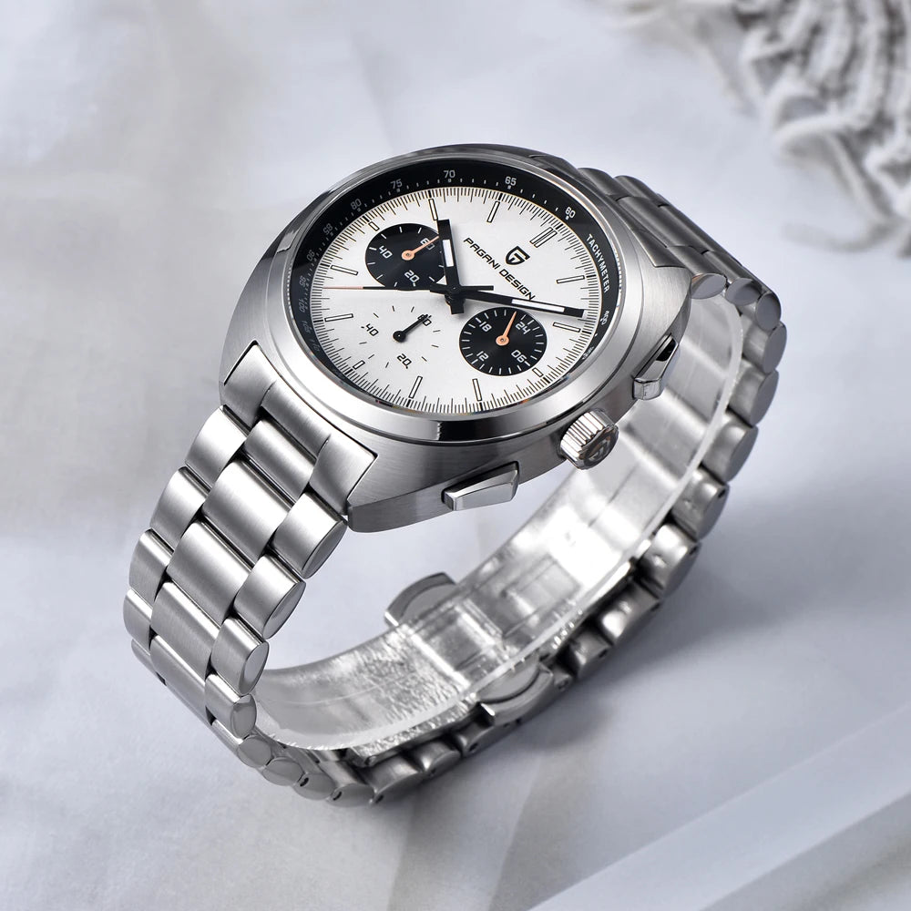 PAGANI DESIGN 2026 NEW Turtle Back Chronograph 1782 fashion quartz wristwatch for Man Luminous Waterproof Watch Reloj hombre
