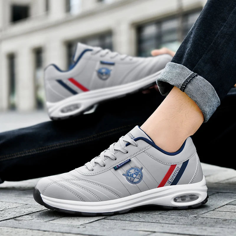 Mens Sports Shoes Big Size Breathable Comfortable Wear-resistant Snekaers Soft Sole Casual Flat Running Shoes for Man