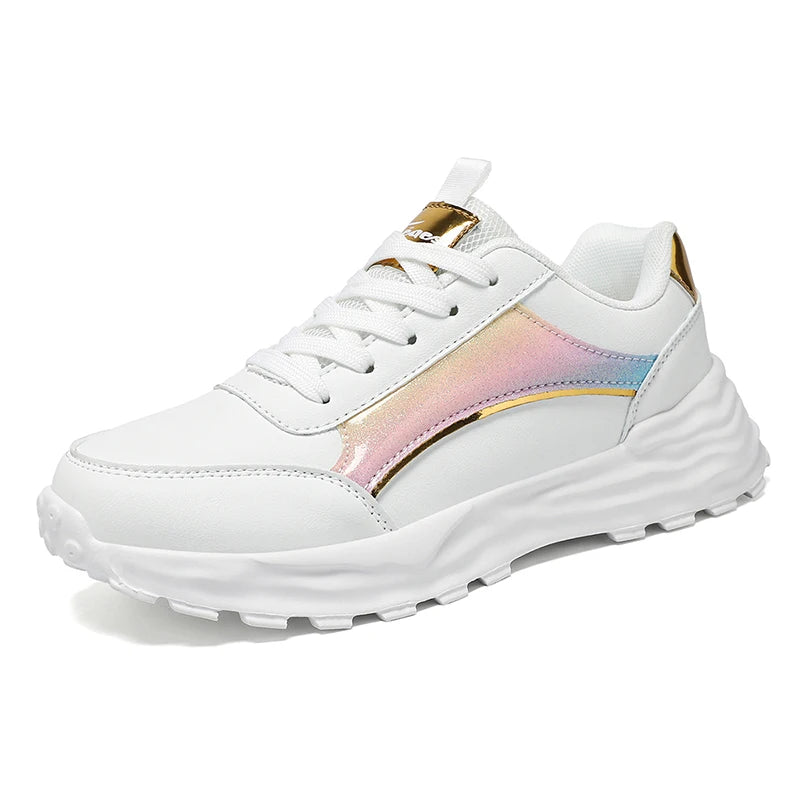 New Summer Fashionable Womens Sports Shoes Versatile Lightweight and Durable Running Shoes Shock-absorbing Daily Walking Shoes