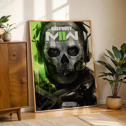 Самозалепващи се стенни стикери Call of D-DUTY с геймърски постер, HD стенен декор за спалня, дневна, домашна декорация и подарък