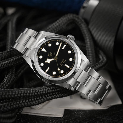 Watchdives WD1016 V3 Watch 37mm VH31 Sweep Quartz Movemet Stainless Steel Watch Waterproof Luminous Sapphire Men Wristwatch