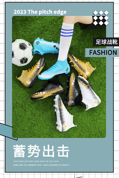 Men Soccer Shoes Kids Football Boots Women Professional Soccer Cleats Antiskid Chaussure Football TF/FG Outdoor Football Shoes