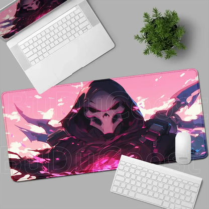 Overwatch Gaming Anime Girl Large XXL Mouse Pad HD Printing Computer Keyboard Mats Laptop Office Rubber Soft Desk Rug 900x400 MM