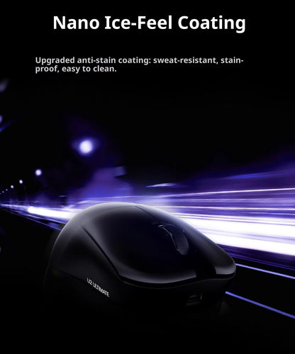 ATK U2 V2 Mini Ultimate Wireless Gaming Mouse, PAW3950 Ultra Sensor, 8KHz Polling Rate, Lightweight Tri-Mode Ergonomic Esports Mouse