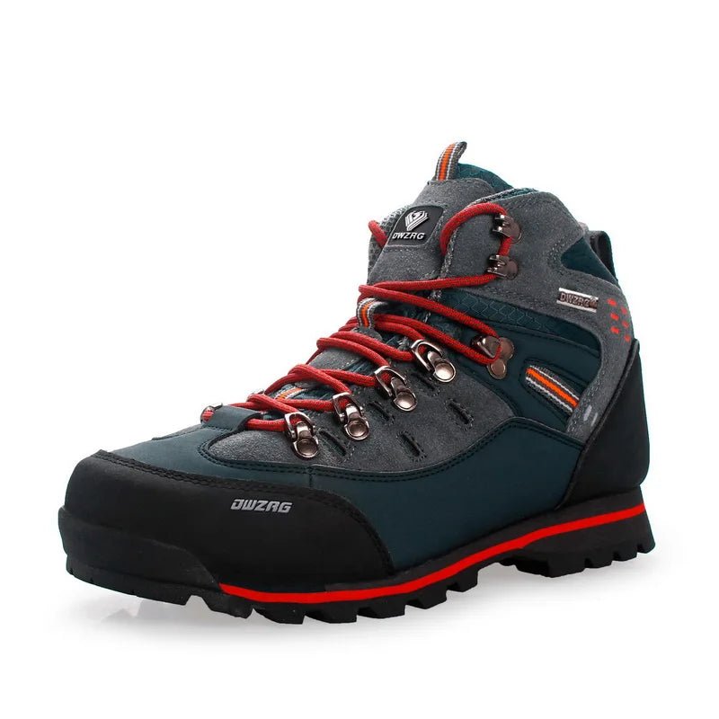 Men Climbing Shoes Outdoor Fashion Anti Slip Wear-resistant Hiking Boots Comfortable Waterproof Snow Walking Travel Sports Shoes