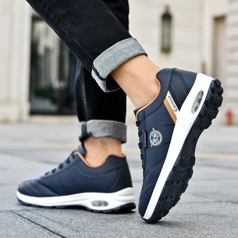 Mens Sports Shoes Big Size Breathable Comfortable Wear-resistant Snekaers Soft Sole Casual Flat Running Shoes for Man