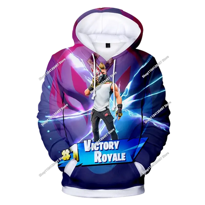 Hoodies für Jungen und Mädchen Fortnite Kinder-Pullover 3D-bedruckte Hoodies Battle Royale Herren-Hoodies Herbstmode Kinderbekleidung