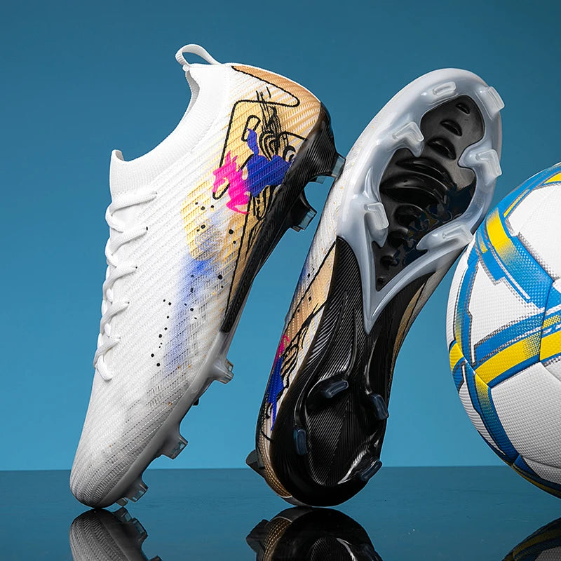 New Men Soccer Shoes Grass Ultralight Sport Comfortable Adult Non-Slip Football Boots Outdoor Cleats Sport Futsal Training Match