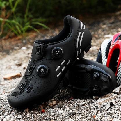 High-Quality Cycling Shoes Men's SPD Self-Locking Racing Bicycle Sports Shoes Women's MTB Mountain Non-Slip Cycling Shoes 36-47