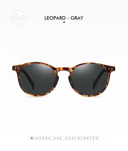 LM Retro Round Sunglasses Women Men Ultralight TR90 Polarized Unisex Driving Shades Vintage Sun Glasses UV400 Gafas De Sol