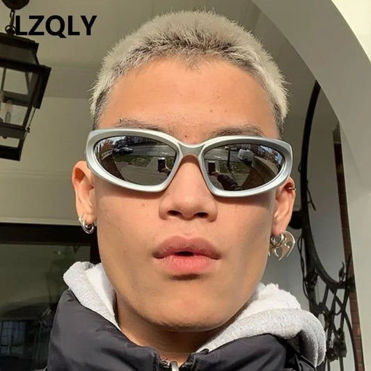 Y2k New Punk Sports Sunglasses For Men Women Luxury Brand Designer Sun Glasses Men's Fashion Vintage Shades  Goggle Eyewear