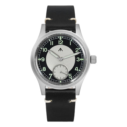 Militado V2 Version Military D12 Watch 36mm AR Sapphire Quartz Movement Watches Waterproof Sub-second Stainless Steel Wristwatch