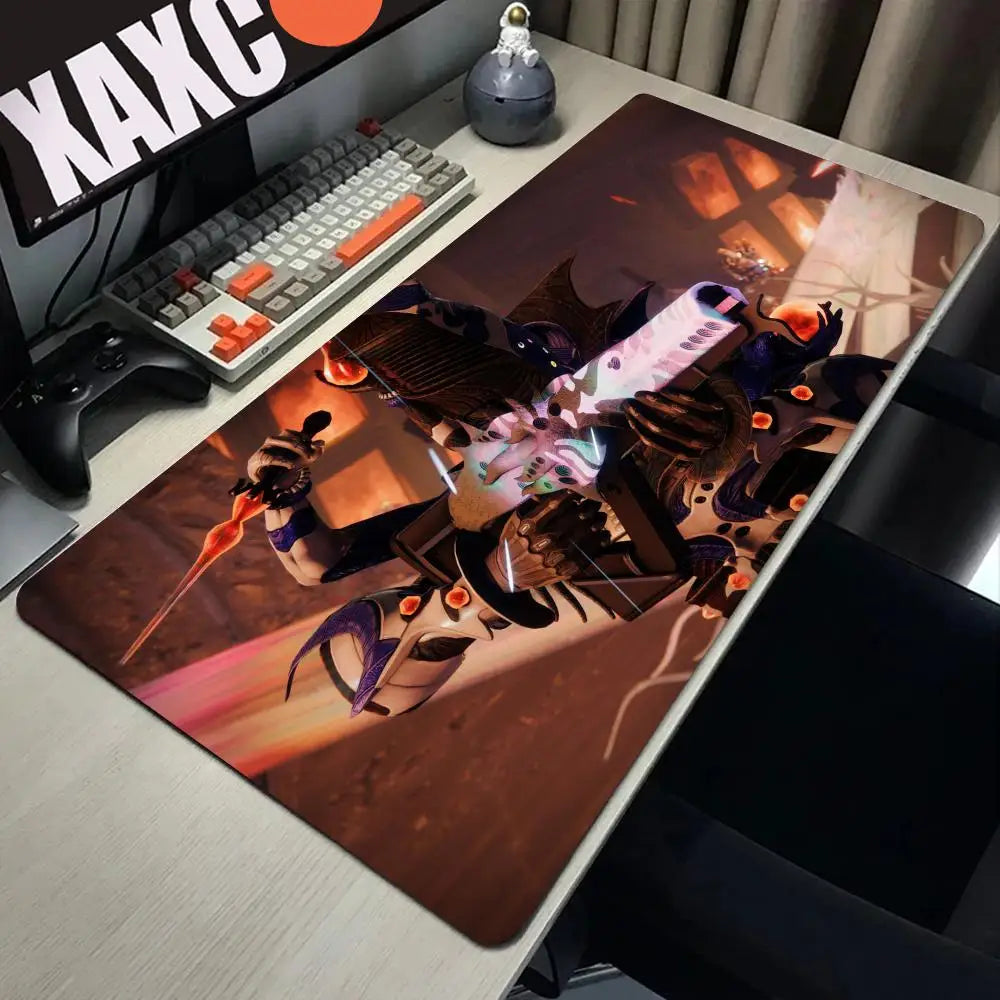 Destiny 2 Mouse Pad Cartoon Lockedge Large Gaming Pad Computer Gamer Keyboard Mouse Mat Desk Mousepad for PC Desk Pad