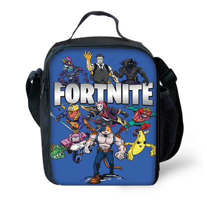 Hot Game Design Child Backpacks F-FortniteS Lunch Bag Pencil Case Pupil Large Capacity School Bags For Boy Girl Best Gift