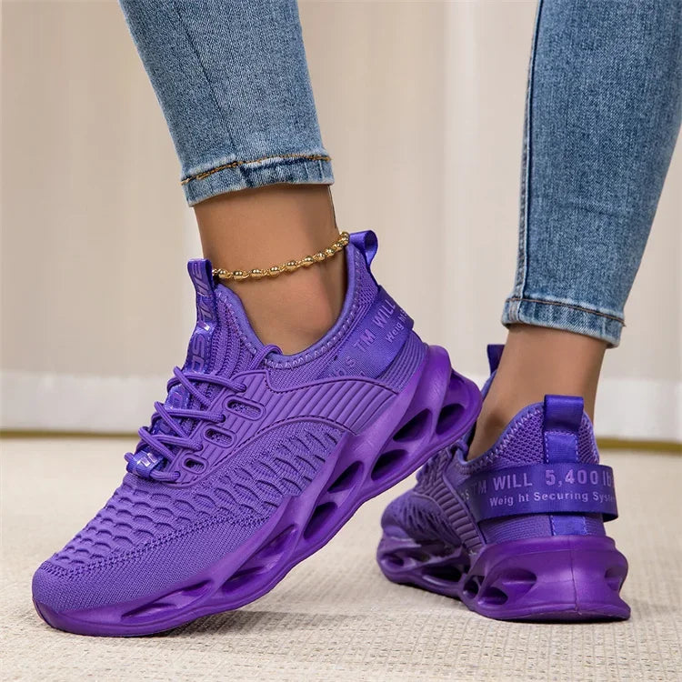 Hot Sale Pink Casual Sneakers Women Men Blade Shoes Big Size 46 Light Breathable Running Shoes Shoes Men Mesh Sports Sneakers