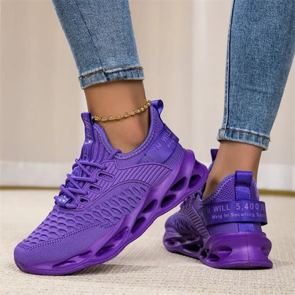 Hot Sale Pink Casual Sneakers Women Men Blade Shoes Big Size 46 Light Breathable Running Shoes Shoes Men Mesh Sports Sneakers