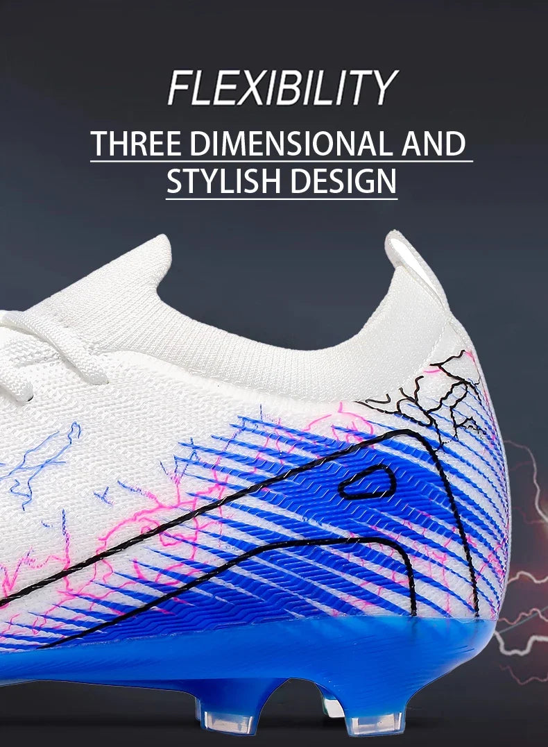 New Men's Football Boots Sneakers FG Soccer Shoes Training Wholesale Top Quality Cleats Non-Slip Drop Shipping Unisex Adult