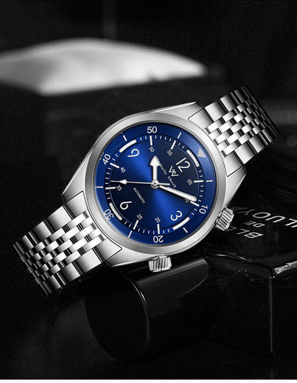 WM Watch Automatic Mechanical Watches Water Resistant Classic Casual Business Man Watch Welly Merck WM089M