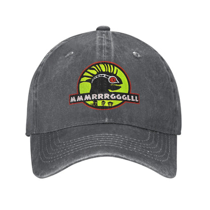 Murloc Park  World of Warcraft Baseball Cap Sun  Outdoor Gym Sunscreen Washed Trucker Hat Women Men Classic Design Baseball Caps