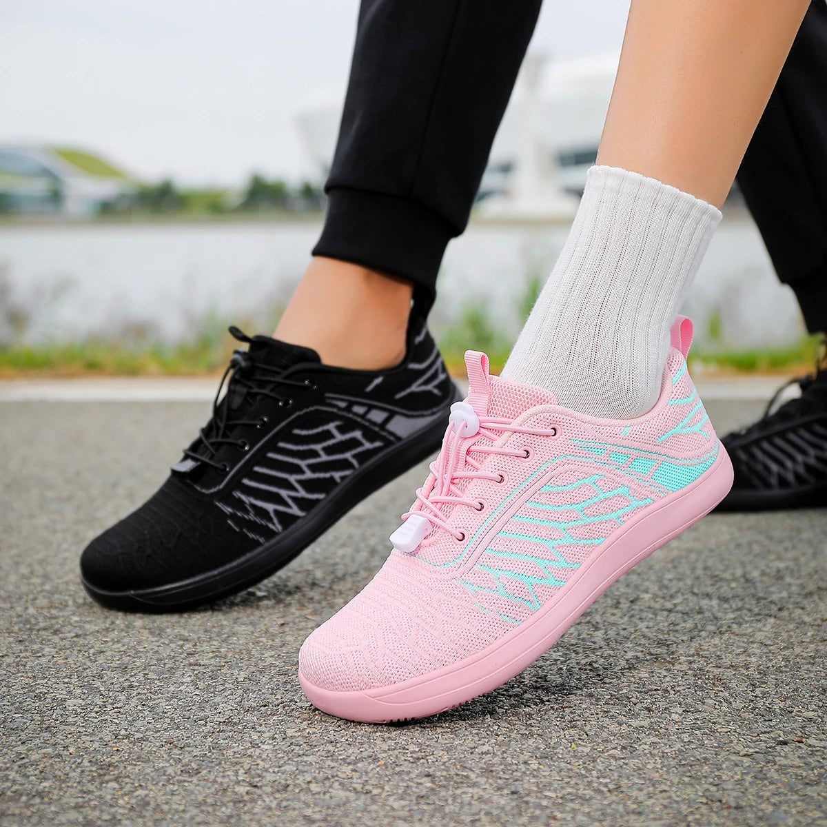 New Wide Toe Barefoot Walking Shoes Comfort Non-slip Hiking Camping Terkking Sneakers Unisex Outdoor Cycling Gym Fitnees Sport