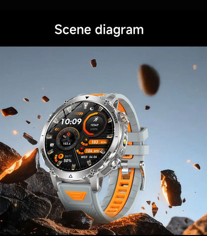 2026 TANK Ultra New 1400mAh Big Battery Smart Watch Men GPS path Sport Flashlight BT Call Waterproof Outdoor Military Smartwatch
