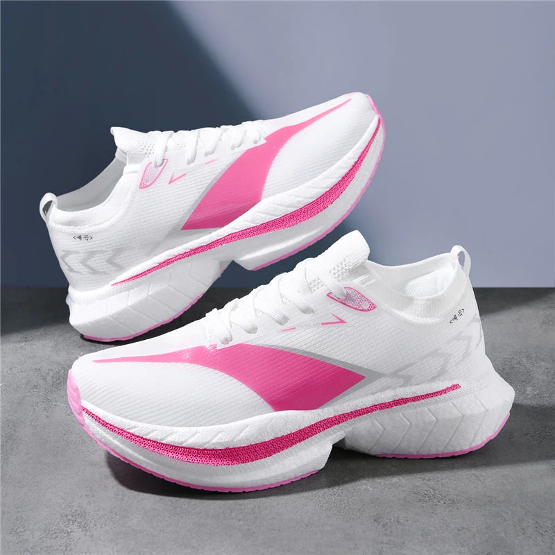 Men's Air Cushion Running Shoes Men Sneakers Carbon Board Marathon Jogging Shoes Outdoor Sport Shoes Teenis Male Casual Shoes