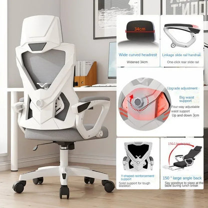 Computer Chair, Rotating Office Chair, Boss Chair, Comfortable to Lie Down, Student Bedroom, Engineering Chairs, e-sports Chairs