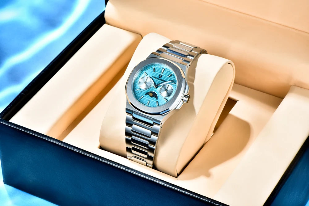 2025 New PAGANI DESIGN Women's Watch Automatic Date Luxury Quartz Watch Japan Epson VX3HA Watch Stainless Steel Waterproof Clock