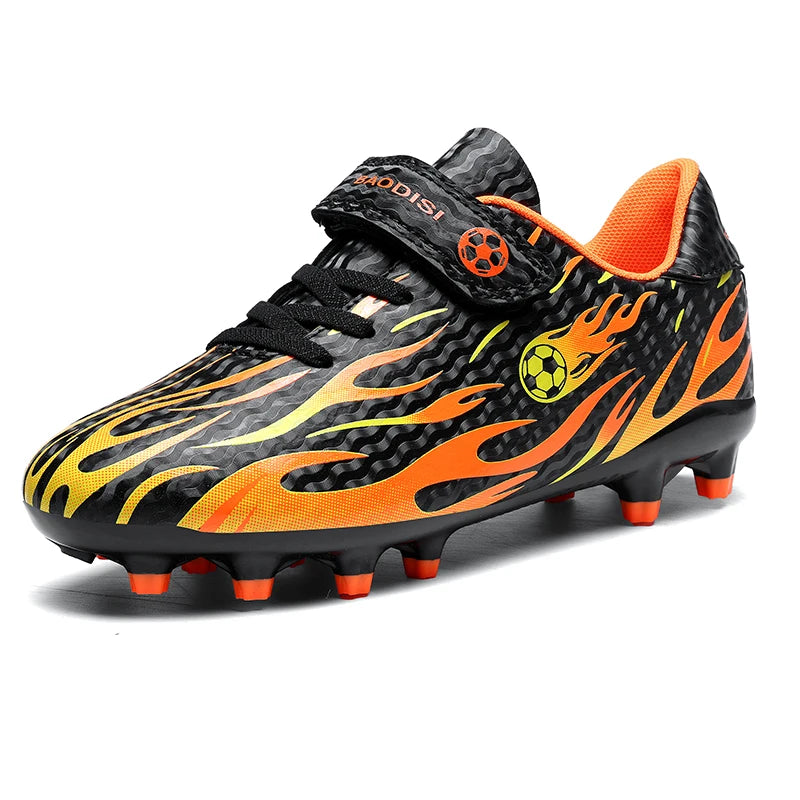 Children's Soccer Shoes Lightweight Football Sneakers Kids Sports Shoes Outdoor Non-Slip Futsal Shoes Boys Girls Training Shoes