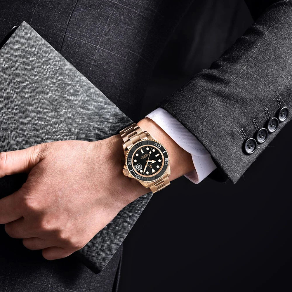 PAGANI DESIGN V2 Japan movement Luxury Men Mechanical Watch 40MM Ceramic bezel AR Coated Sapphire Glass Automatic Watch For Men
