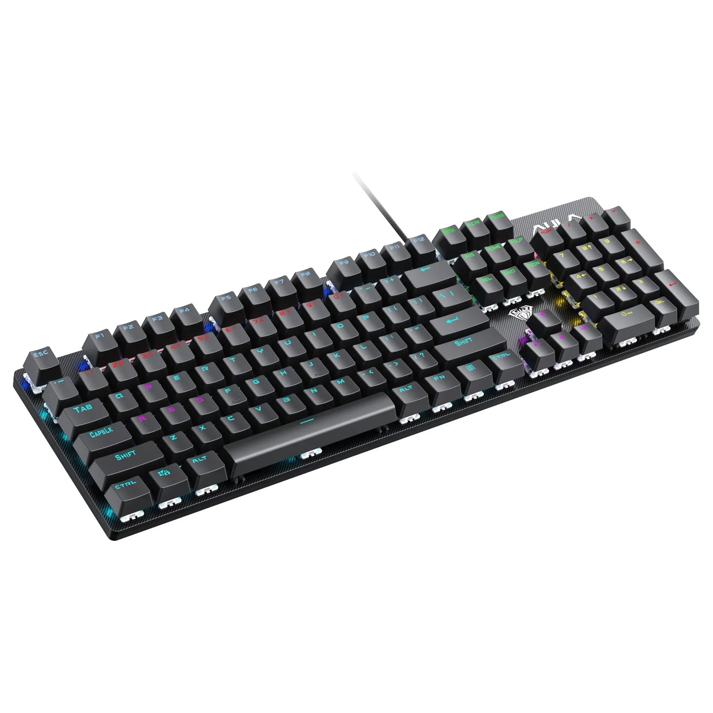 Wired Mechanical keyboard Gamer USB Keyboards gaming Backlit Musical 100% Computer 104 keys keyboard Ergonomic PC keyboard