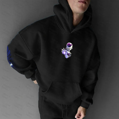 Dragon Ball Frieza Anime Hooded Sweatshirt Men Women Streetwear Casual Pullover Hoodie Graphic Print Spring Autumn Fashion Top