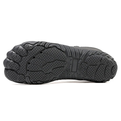 Scarpe da uomo semplici e leggere da trekking sportivo 2025, barefoot a punta larga, multifunzionali casual in mesh traspirante per camminare